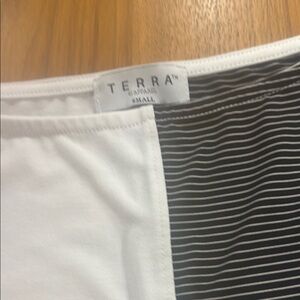 Women's Long Sleeve Tee - Black and White